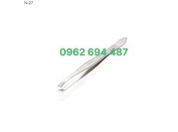 Kềm Nghĩa N.27 - Nhíp Nhổ Lông Mày Đầu Xéo Inox