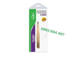 Kềm Nghĩa N.404 (màu) - Nhíp Nhổ Lông Mày Đầu Ngang 3 Màu Inox
