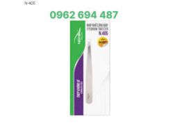 Kềm Nghĩa N.405 - Nhíp Nhổ Lông Mày Đầu Xéo Inox