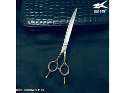 Kéo Cắt Cong Grooming Jukomi K116 tay trái 7.5inches