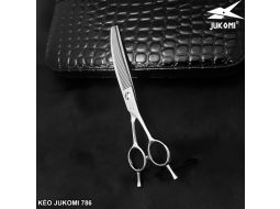 Kéo tỉa cong mịn Grooming Jukomi K78 tay phải 7.0inches