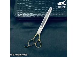 Kéo Tỉa Mịn Grooming Jukomi K116 tay trái 7.5inches