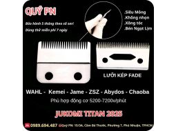 Lưỡi kép Jukomi Titan 2025 cắt tóc cao cấp (đã mài xẻ)